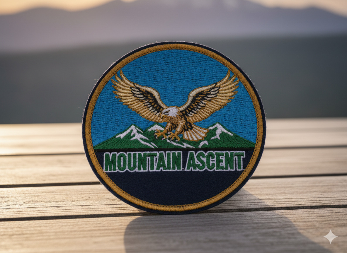 Custom embroidered patch